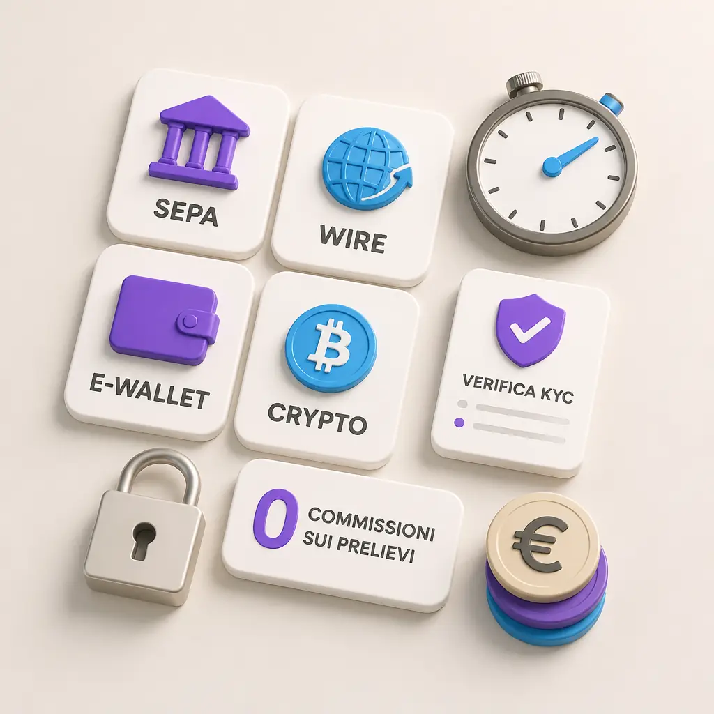 Prelievi MyStake Casino in Italia: metodi, tempi e limiti visual guide for MyStake Casino